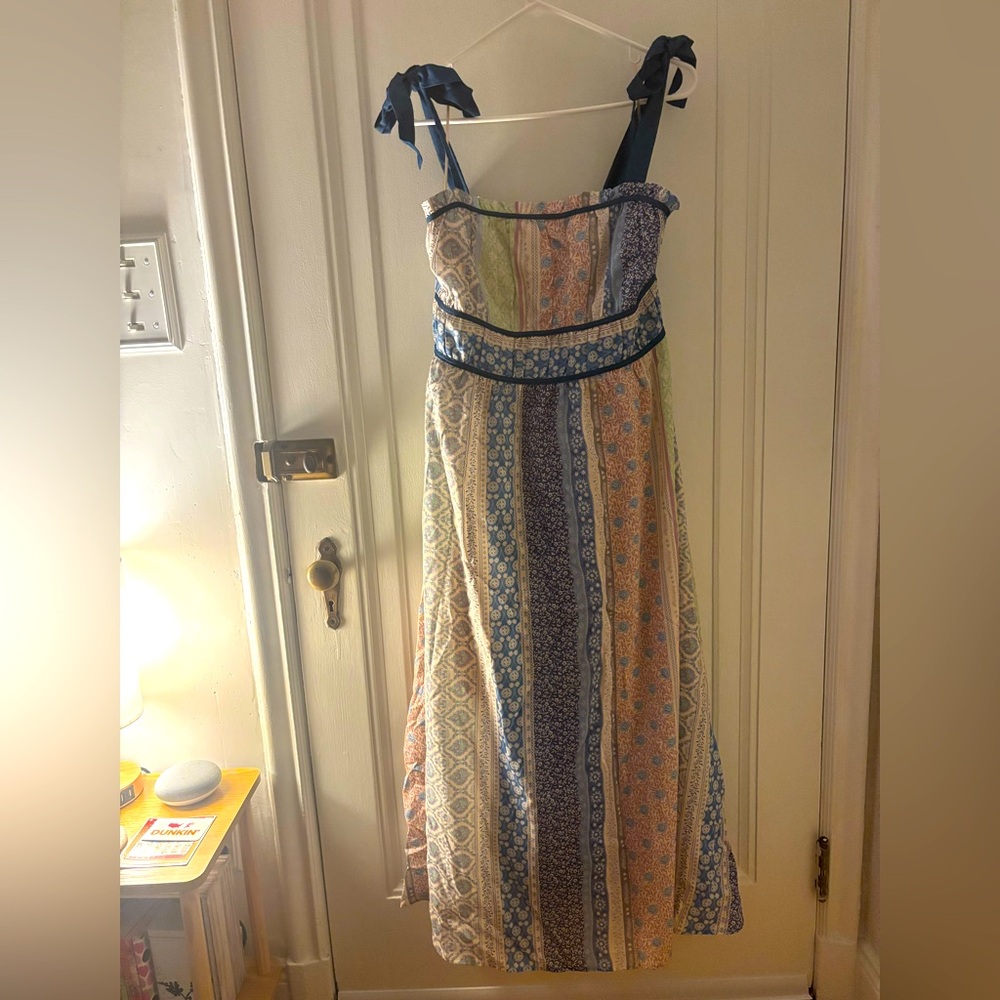 Davi & Dani Colorful Maxi Sundress NWT size Large